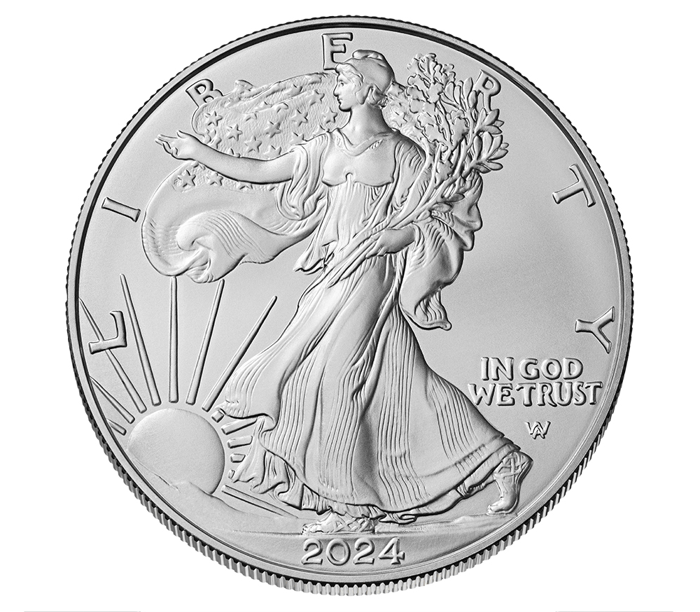 Srebrna moneta American Eagle 1 Uncja Silver Uncirculated Coin