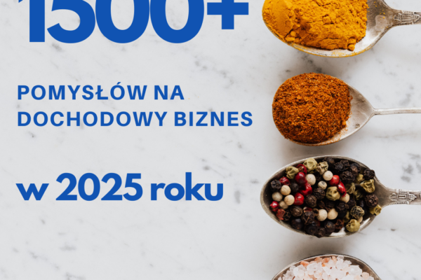 1500 pomysłów na dochodowy biznes w 2025 roku